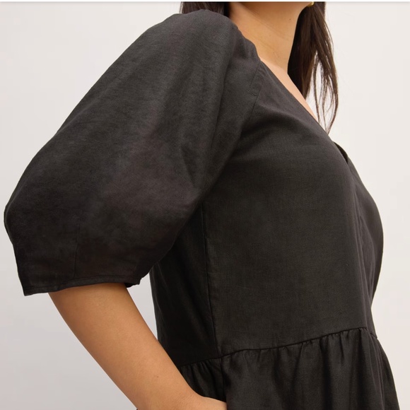 Oversized linen puff dress by Everlane - Picture 2 of 4